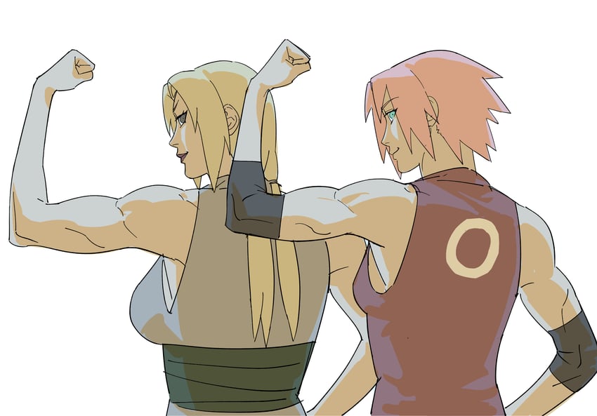 haruno sakura and tsunade (naruto and 1 more) drawn by nyan_2020