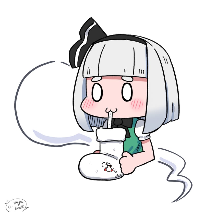 konpaku youmu (touhou and 1 more) drawn by ray_u