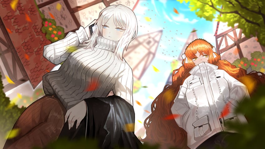 ishmael and faust (project moon and 1 more) drawn by nai_ga