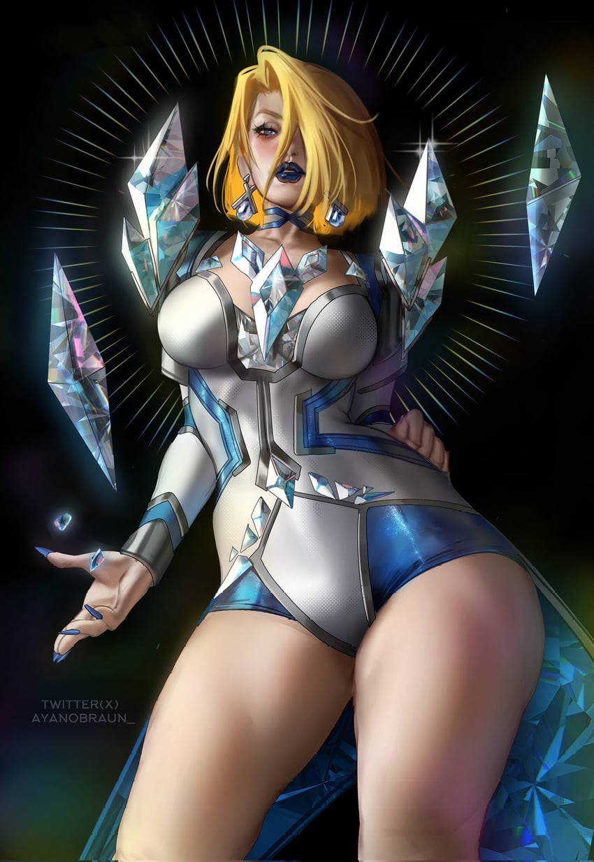 emma frost (marvel and 2 more) drawn by ayanobraun