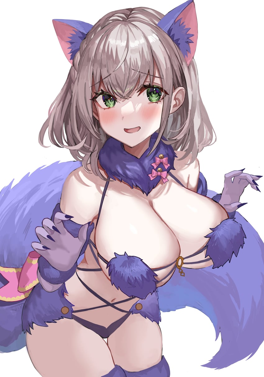 mash kyrielight and shirogane noel (fate and 2 more) drawn by rum_raisin_(chihiromakita19)
