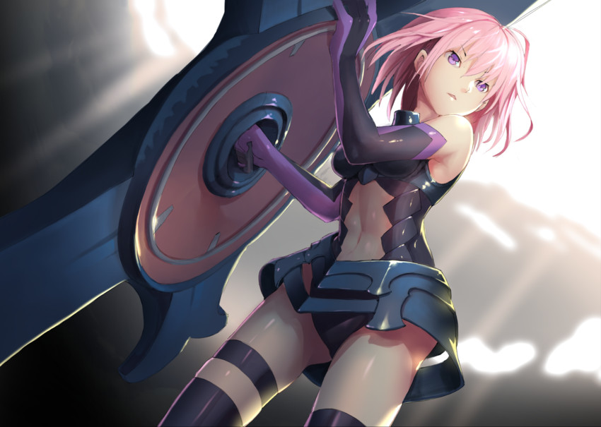 mash kyrielight (fate and 1 more) drawn by segamark