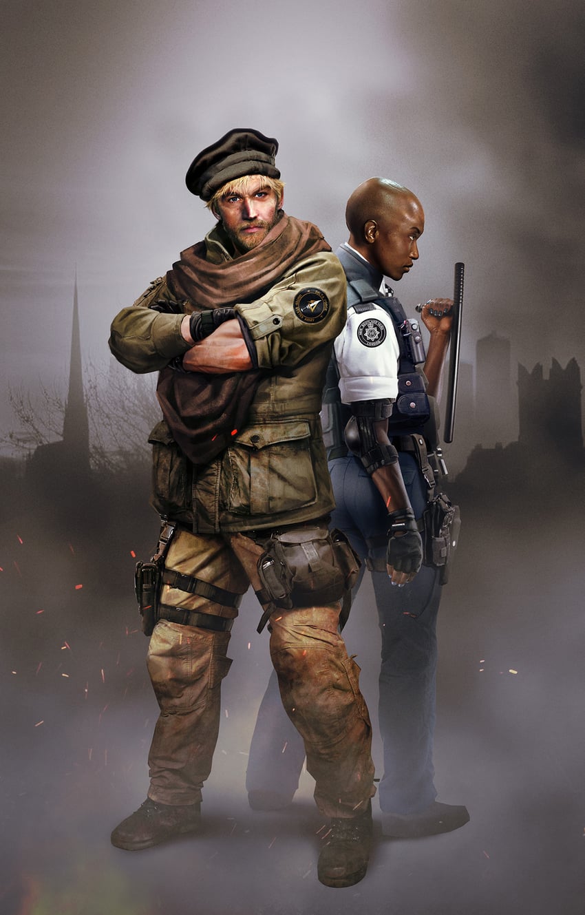 maverick and clash (rainbow six siege) drawn by arman_akopian and phelandavion