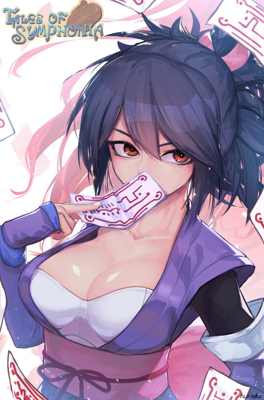 fujibayashi sheena (tales of and 1 more) drawn by kashu_(hizake)