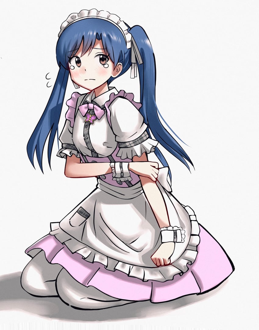 kisaragi chihaya (idolmaster and 2 more) drawn by anman_(yxwu7733)