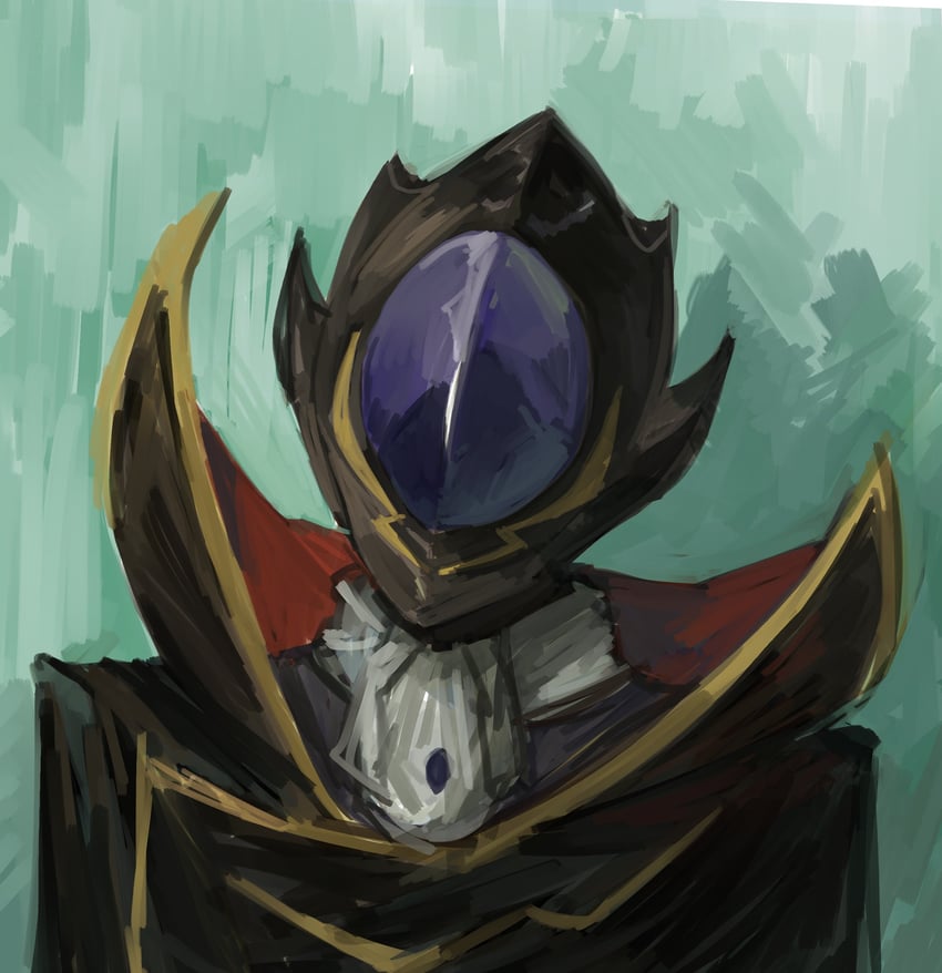 lelouch vi britannia and zero (code geass) drawn by kornod