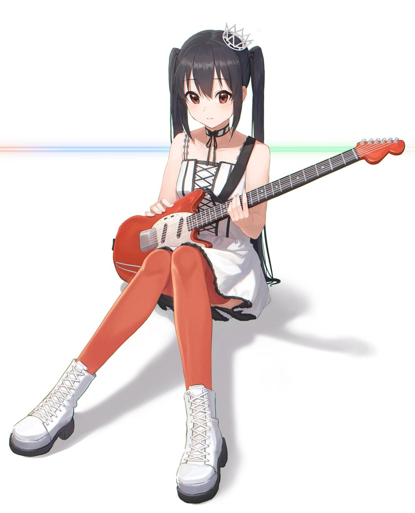 nakano azusa (k-on! and 1 more) drawn by yidie