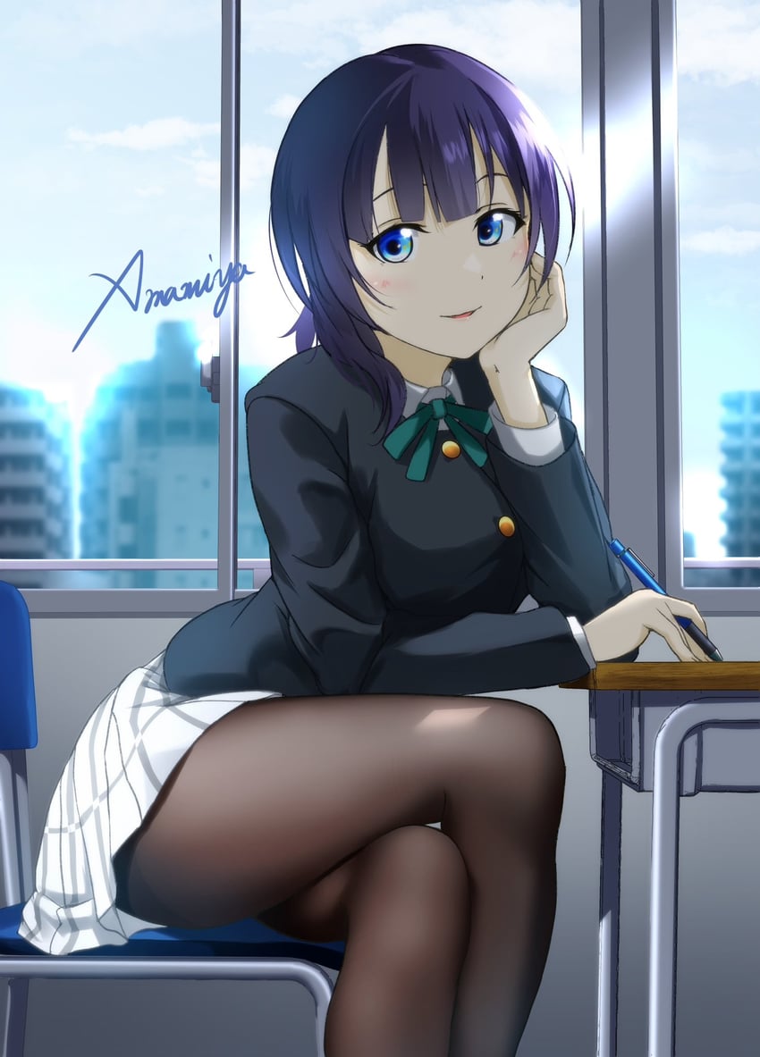 asaka karin (love live! and 1 more) drawn by amamiya_(re-amamiya)