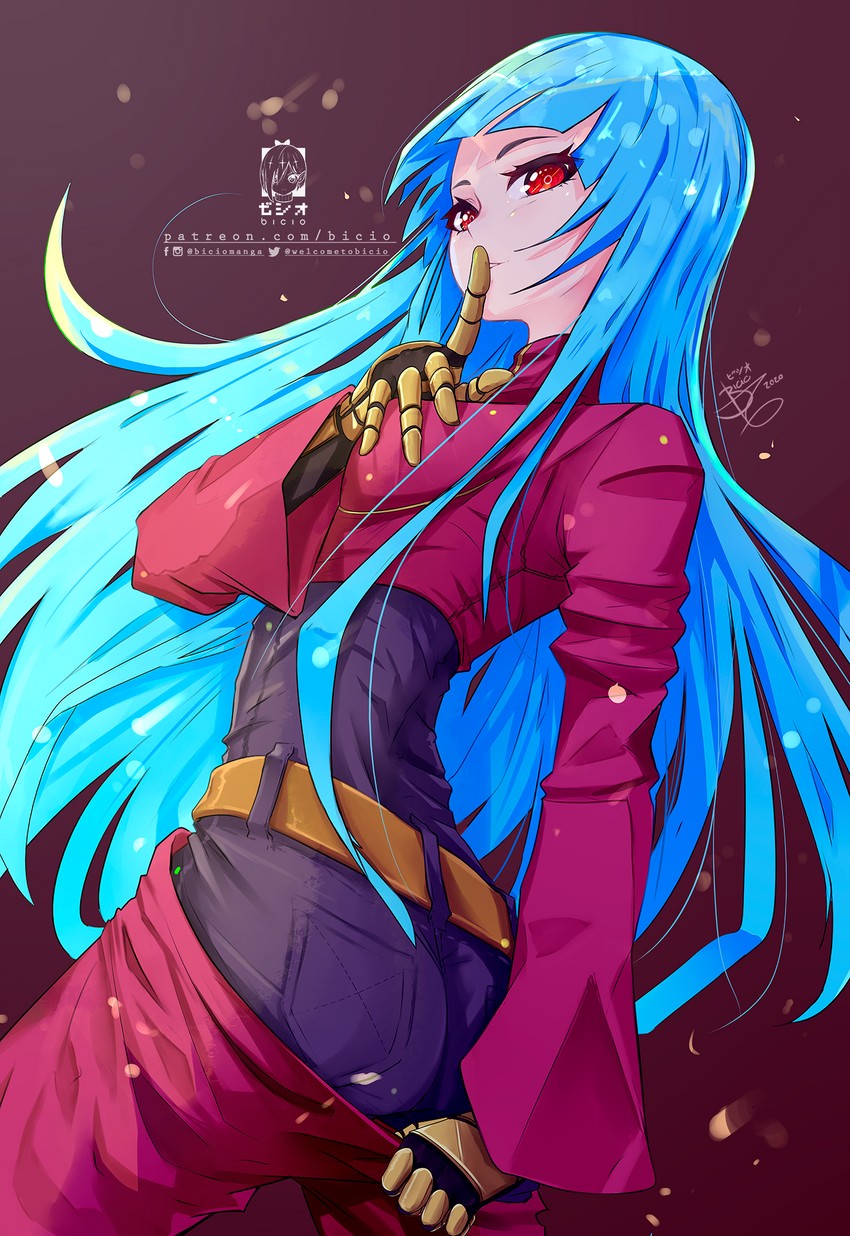 kula diamond (the king of fighters) drawn by bicio
