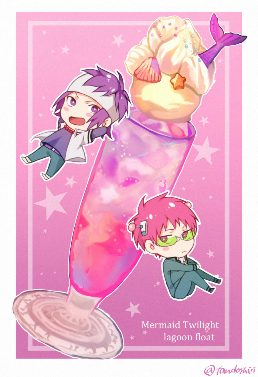 saiki kusuo and toritsuka reita (saiki kusuo no psi nan) drawn by napio