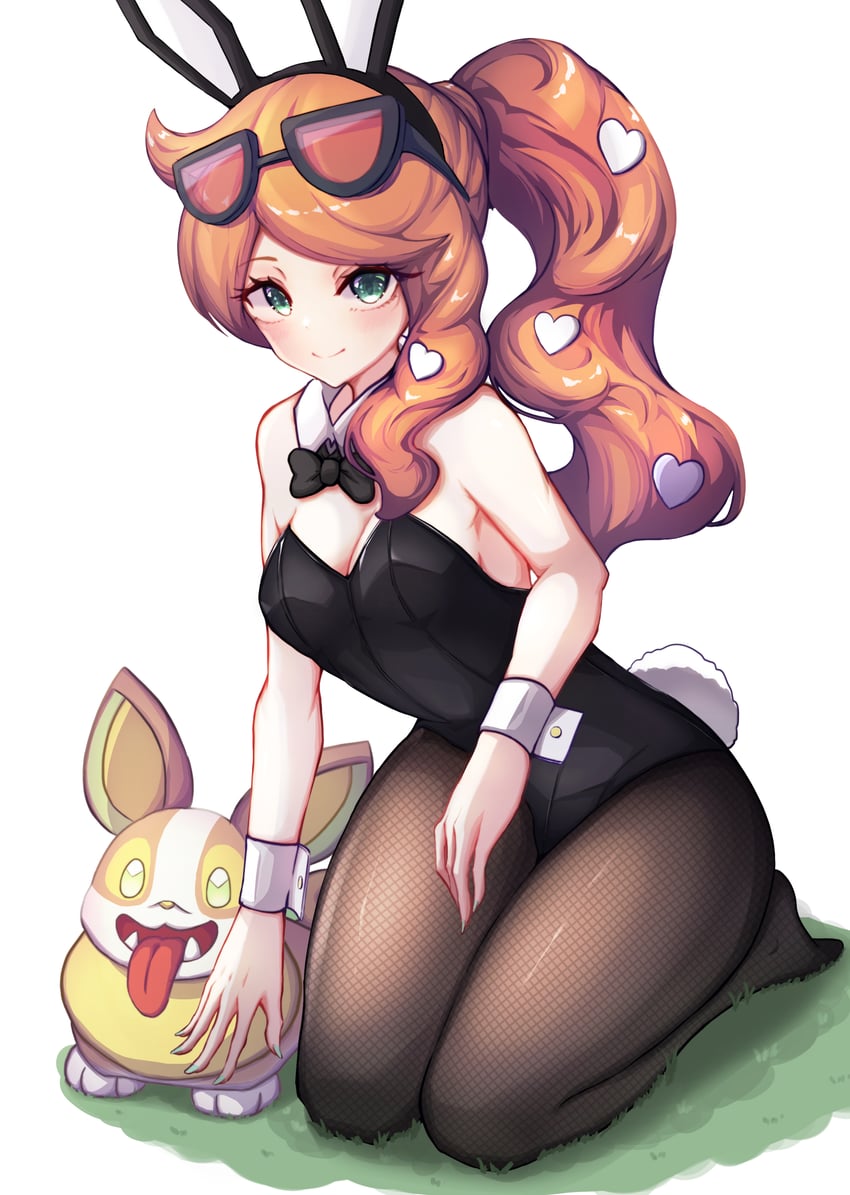 sonia and yamper (pokemon and 1 more) drawn by soi_(wxes9550505)