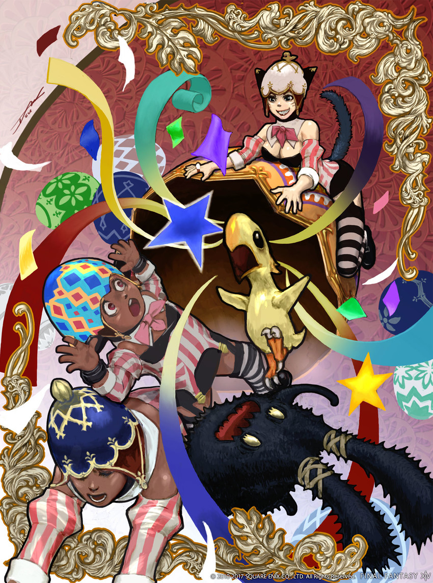 spriggan, jihli aliapoh, and nonotta (final fantasy and 1 more) drawn by tetsu_tsukamoto