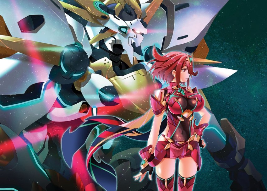 pyra and siren (xenoblade chronicles and 1 more) drawn by raynartfr