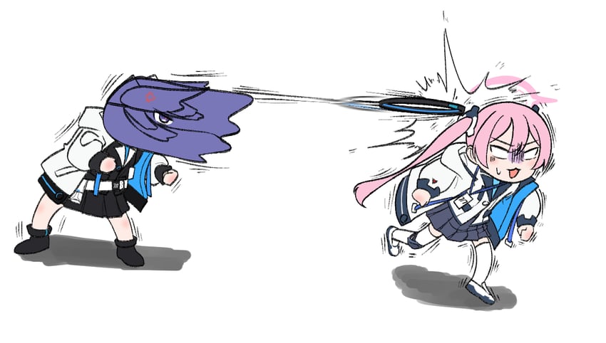 yuuka and koyuki (blue archive) drawn by spartagordon