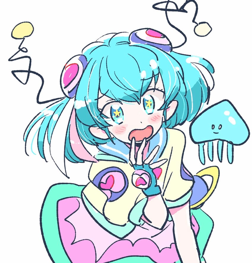 hagoromo lala and prunce (precure and 1 more) drawn by mokeo