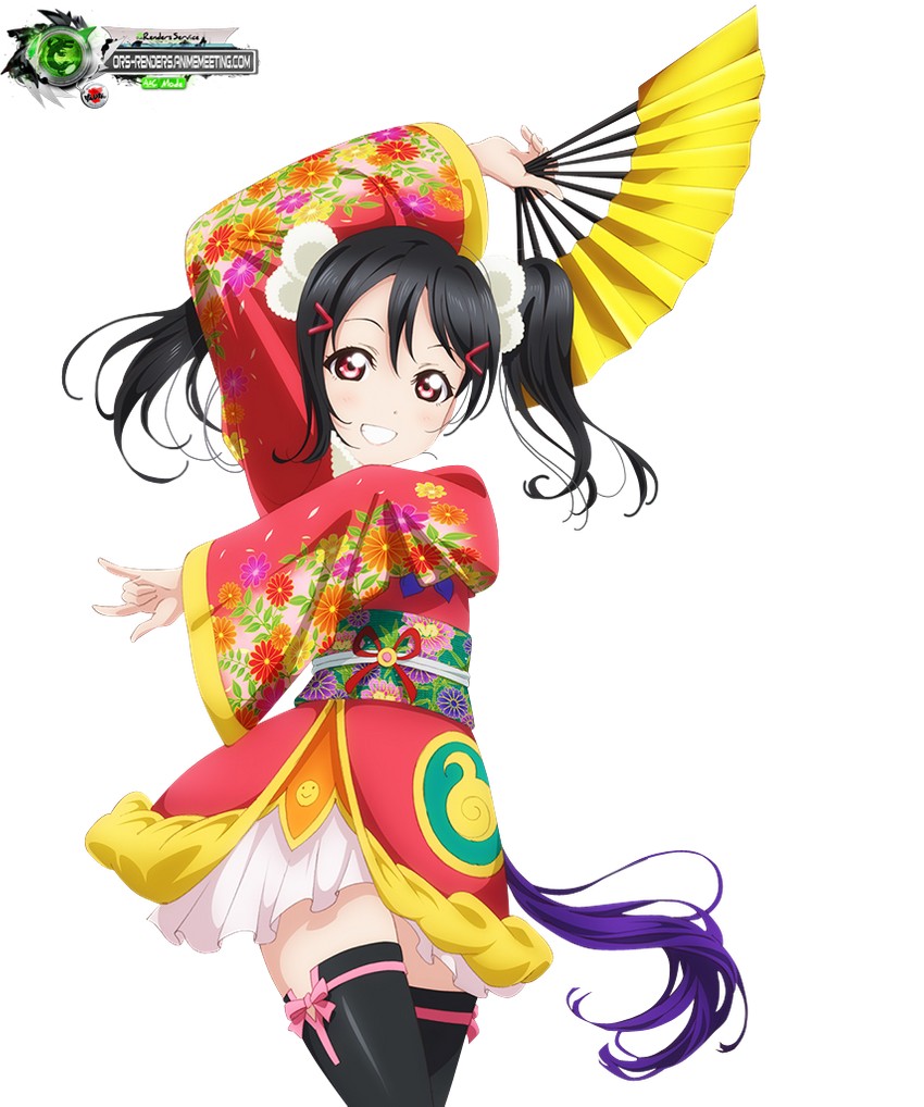 yazawa nico (love live! and 2 more) drawn by ors_anime_renders