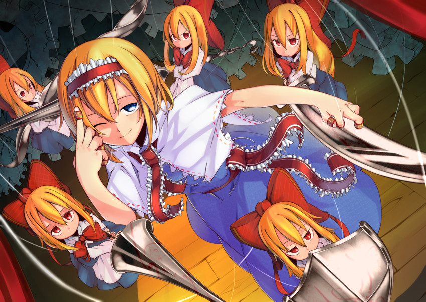 alice margatroid and shanghai doll (touhou) drawn by furorina