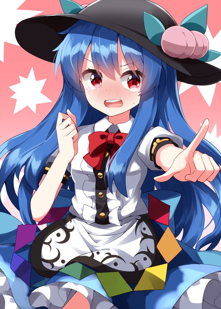 hinanawi tenshi (touhou) drawn by ruu_(tksymkw)