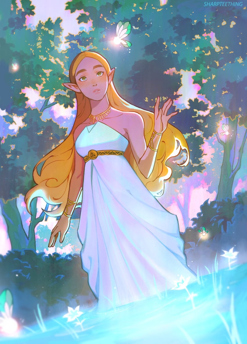 princess zelda (the legend of zelda and 1 more) drawn by sharpteething