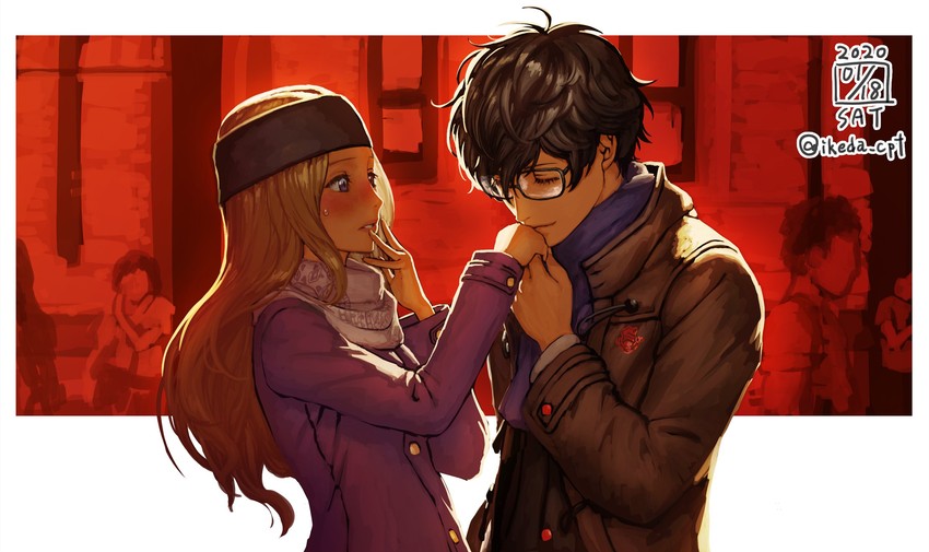amamiya ren and mifune chihaya (persona and 1 more) drawn by ikeda_(cpt)