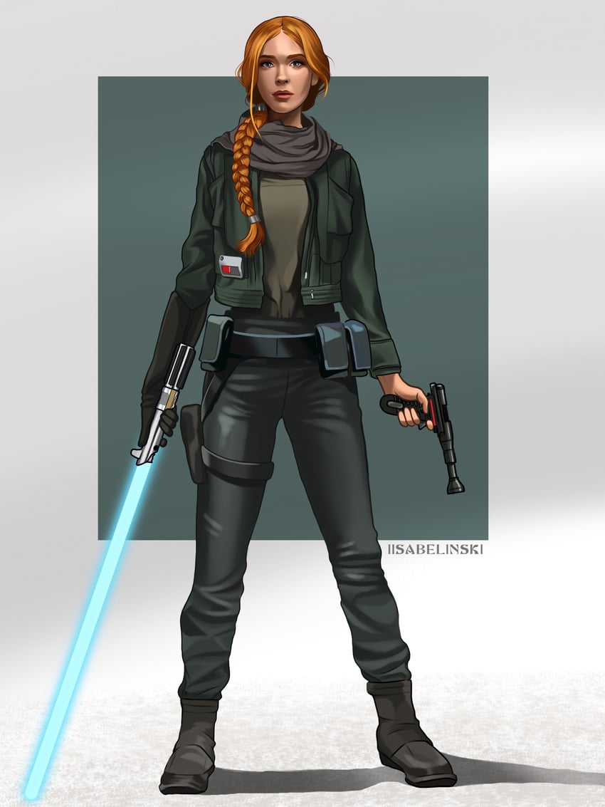 mara jade (star wars) drawn by iisabelinski