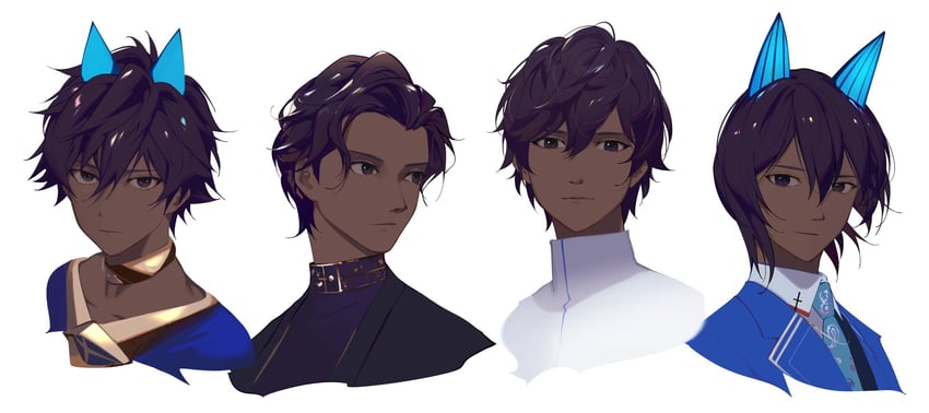 arjuna and arjuna alter (fate and 1 more) drawn by pisu