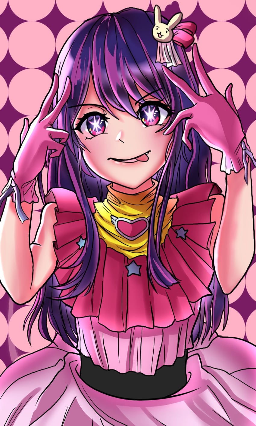 hoshino ai (oshi no ko) drawn by josu_(dominicjsh)