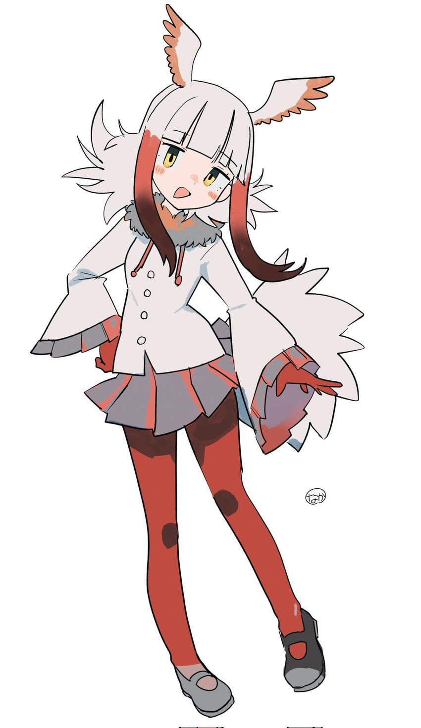 japanese crested ibis (kemono friends) drawn by naka_(buttergirl_02)