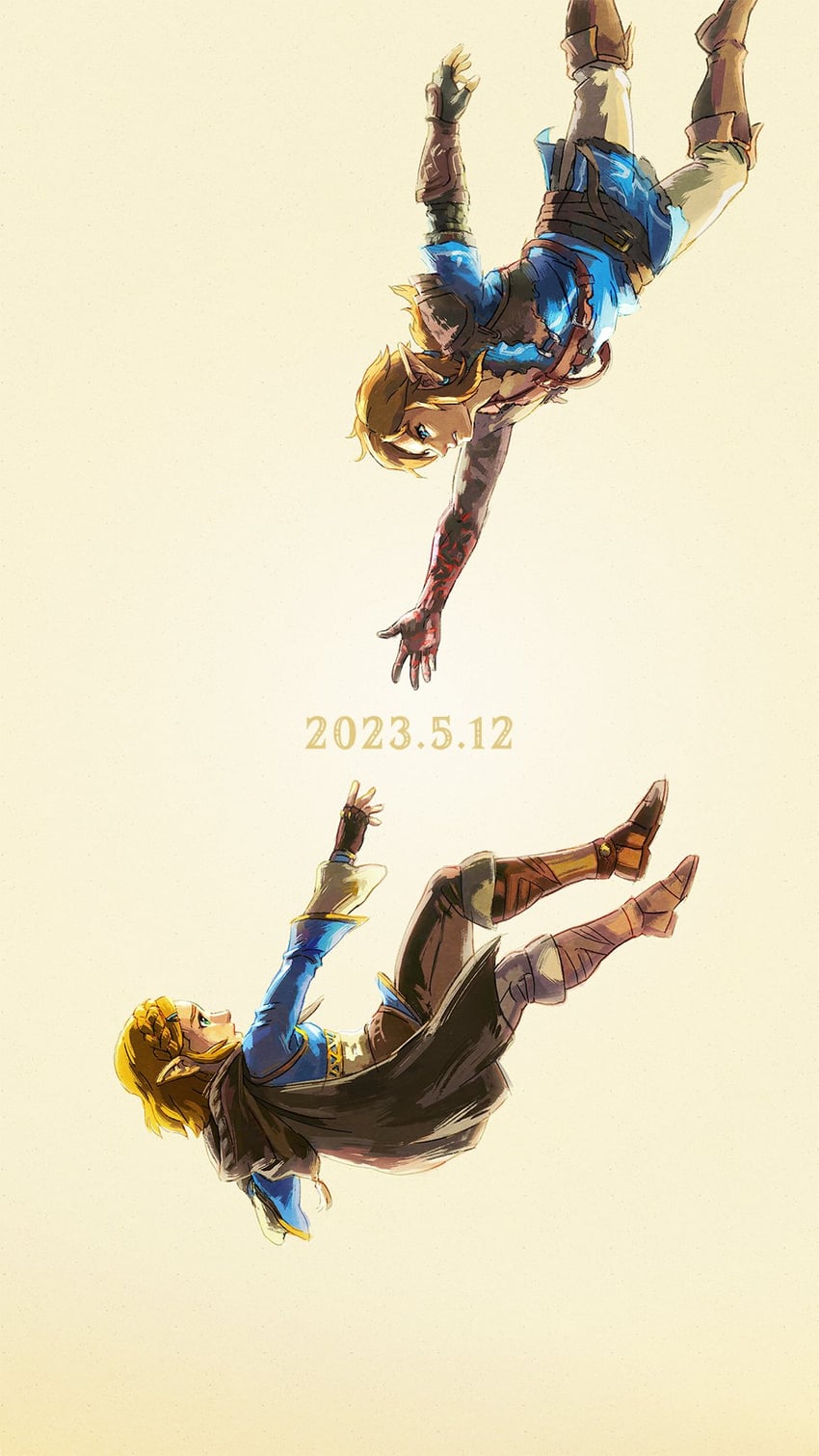 link and princess zelda (the legend of zelda and 1 more)