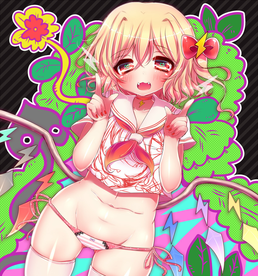 flandre scarlet (touhou) drawn by matasabu