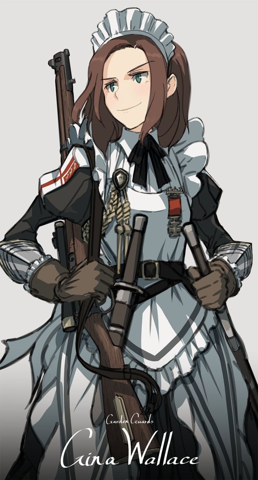 gina wallace (heroes of order) drawn by asterisk_kome