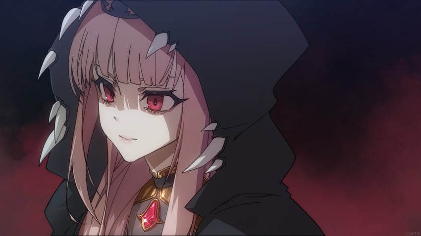 mori calliope (hololive and 1 more) drawn by loxtix