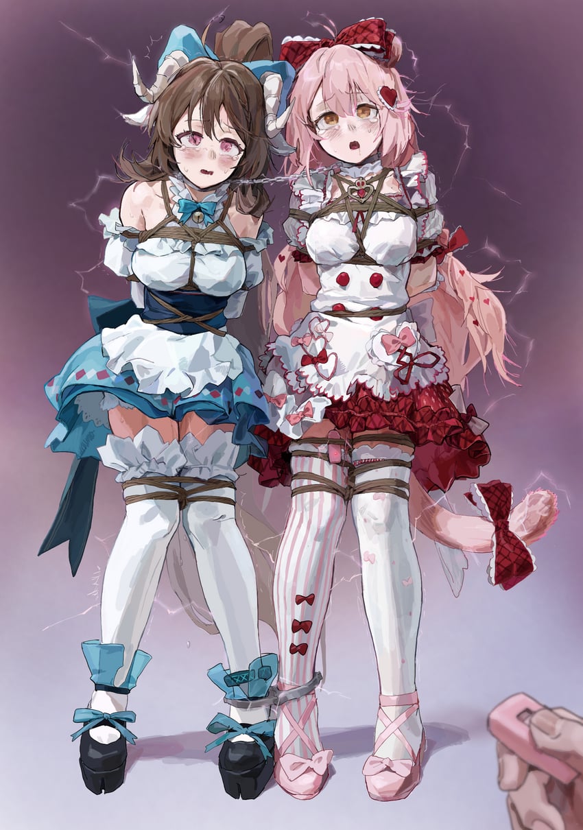 goldenglow, eyjafjalla, and eyjafjalla the hvit aska (arknights) drawn by a_tea