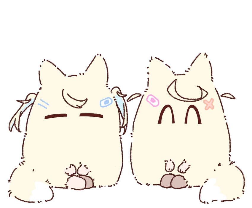 fuwawa abyssgard, mococo abyssgard, and mofukoyo (hololive and 1 more) drawn by wcksan