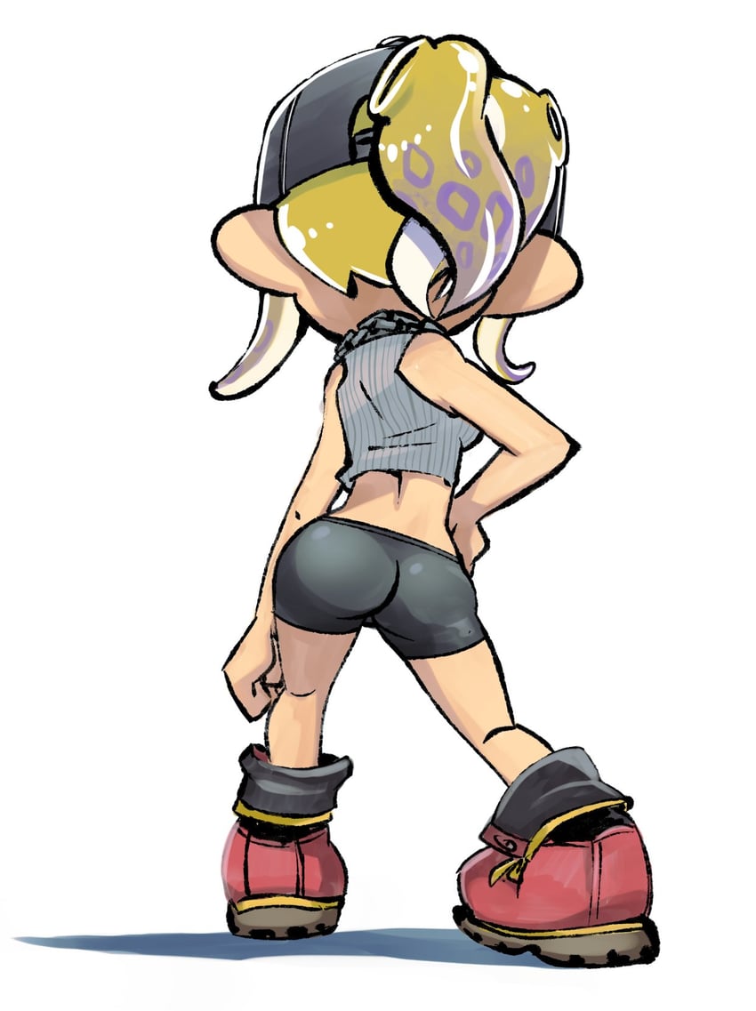 octoling player character and octoling girl (splatoon and 1 more) drawn by muramasa_mikado