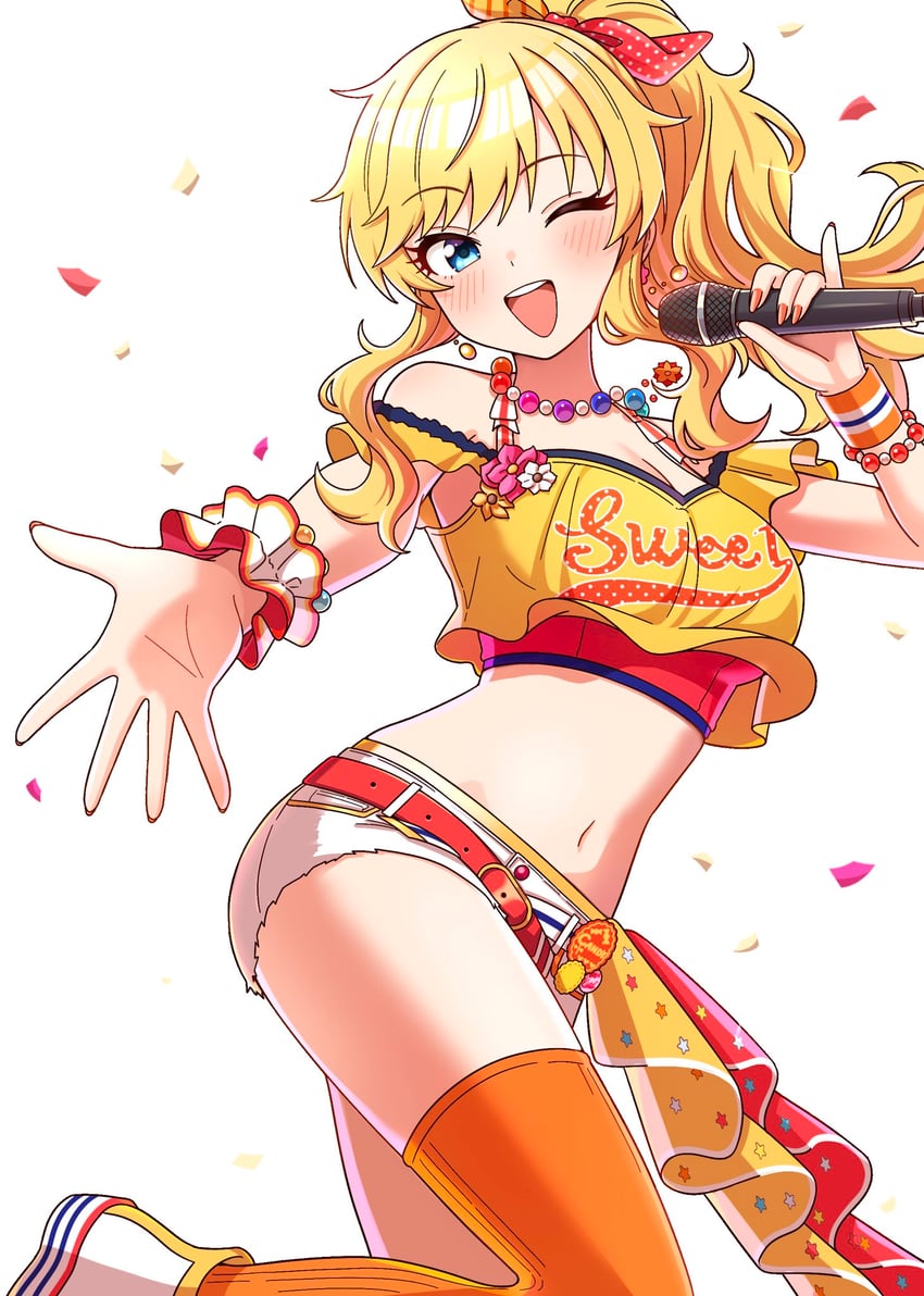ohtsuki yui (idolmaster and 1 more) drawn by niban_(puka_0507)