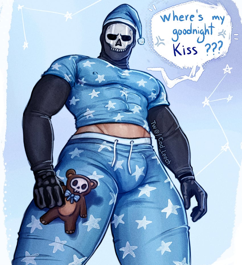 ghost (call of duty and 1 more) drawn by cod_leech