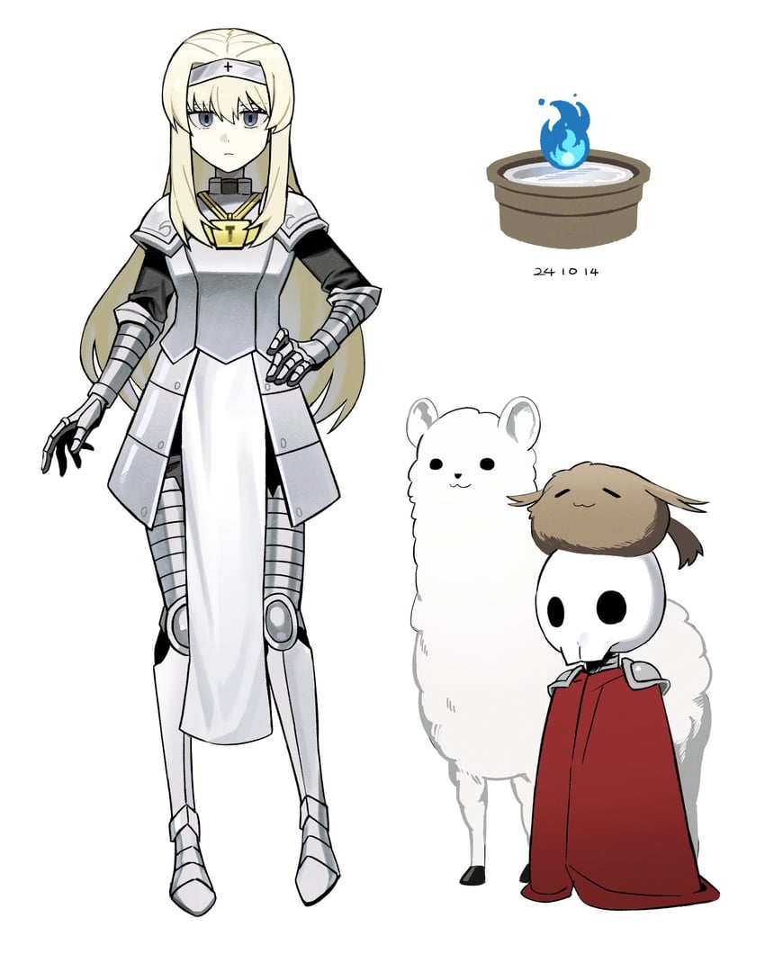 jeanne, fluffy, and shaman keto (black souls) drawn by asdf1211950