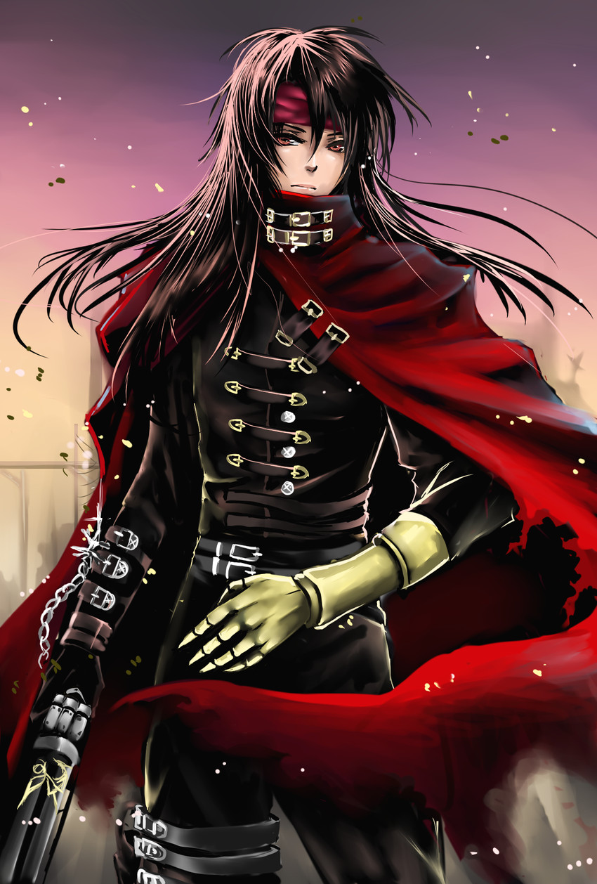 vincent valentine (final fantasy and 1 more) drawn by shrimp_hebu