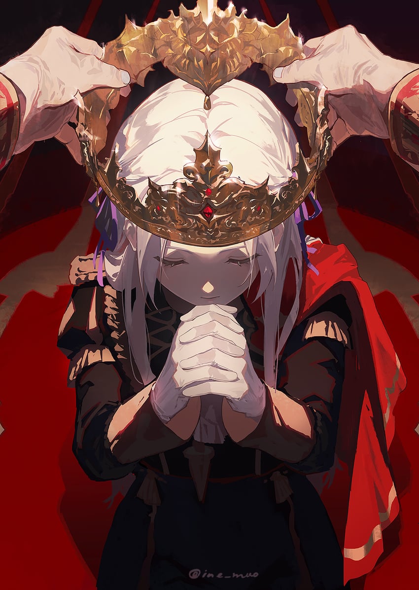 edelgard von hresvelg (fire emblem and 1 more) drawn by mo_(ine_mao)