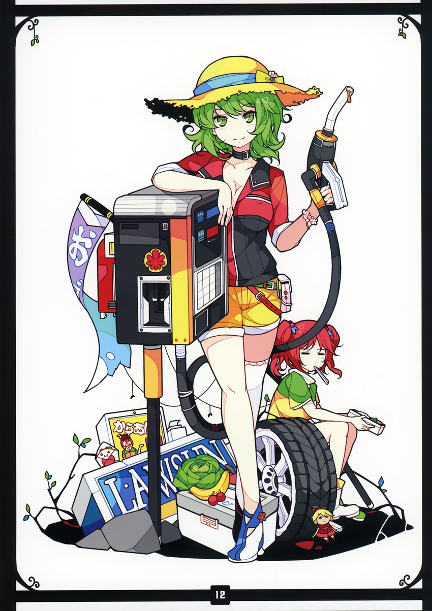 kazami yuuka, mystia lorelei, onozuka komachi, and medicine melancholy (touhou) drawn by ideolo