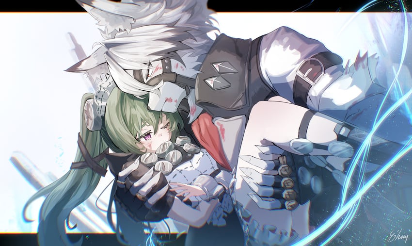 von lycaon and corin wickes (zenless zone zero) drawn by yoihami_294