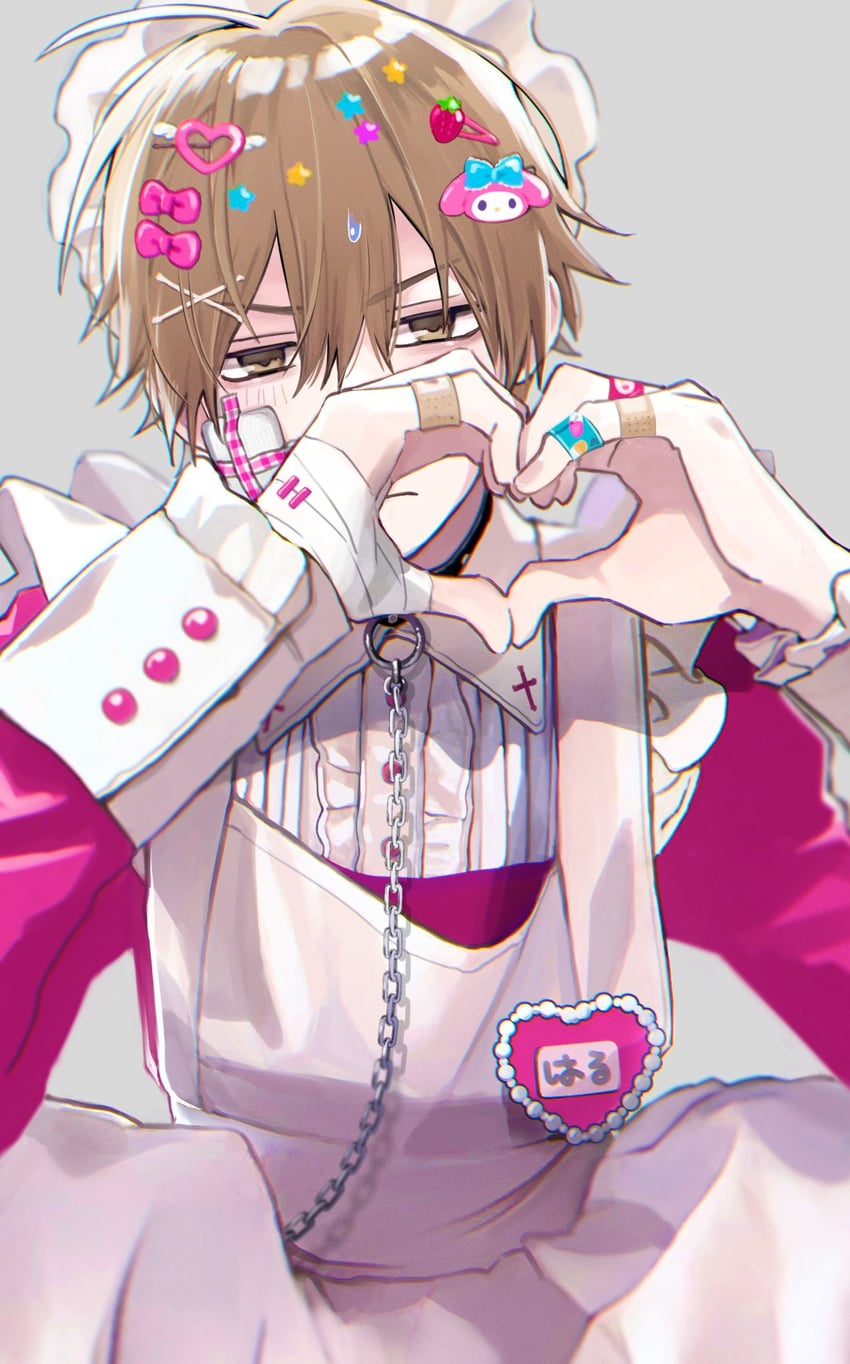 my melody and harumura (sanrio and 2 more) drawn by yamada_(onigori105)
