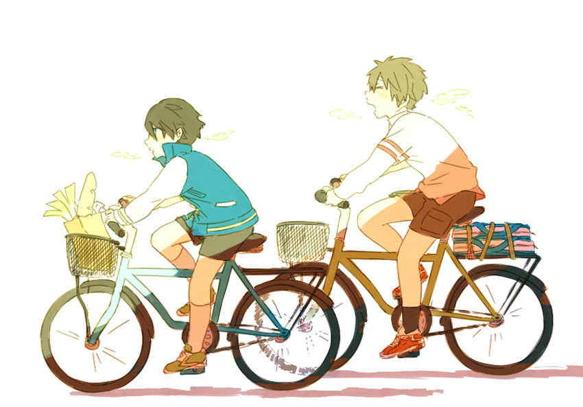 tachibana makoto and nanase haruka (free!) drawn by ai-wa
