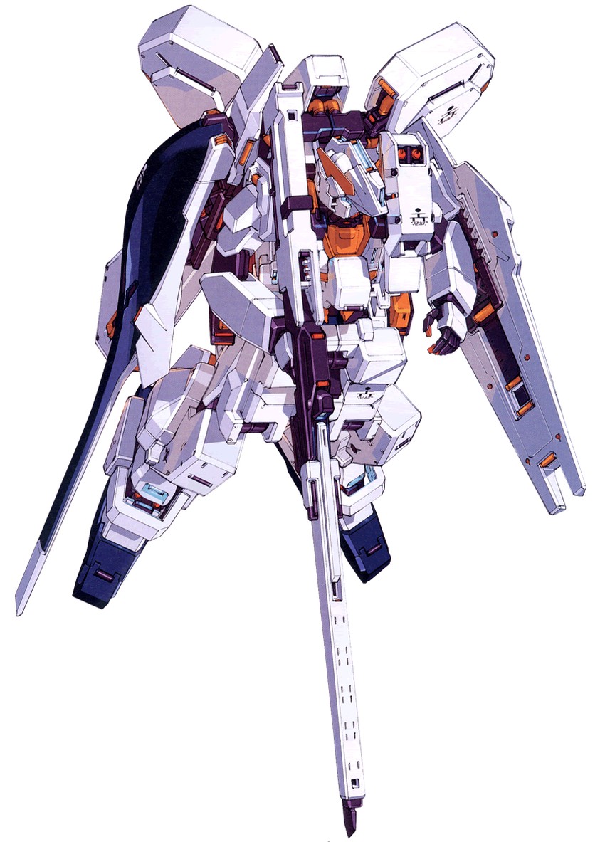 gundam tr-1 hazel (gundam and 1 more) drawn by kenki_fujioka