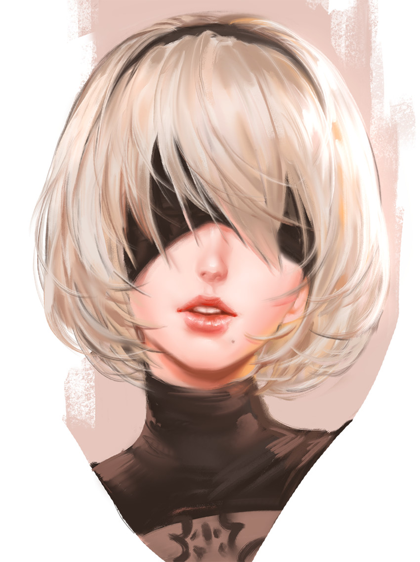 2b (nier and 1 more) drawn by dopey_(dopq)