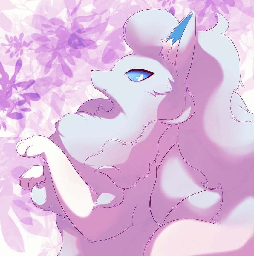 alolan ninetales (pokemon) drawn by ccc_color