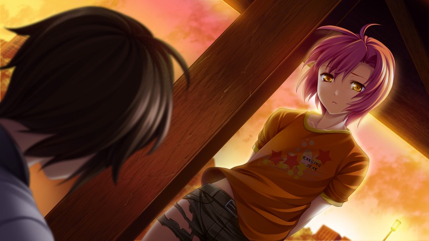 agano hikaru and musumi koutarou (izuna zanshinken) drawn by won_(toufunokado)