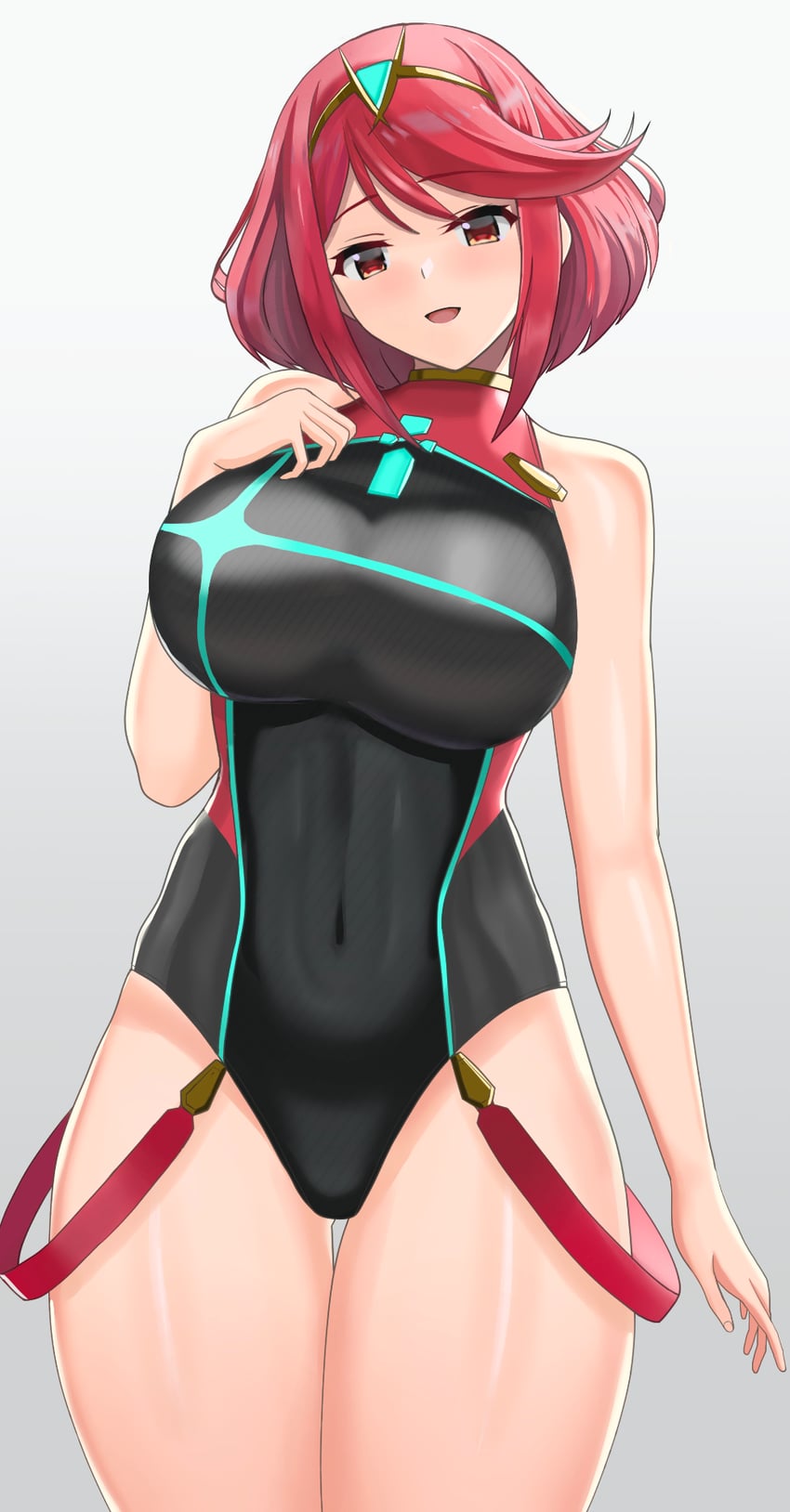 pyra (xenoblade chronicles and 1 more) drawn by higofushi