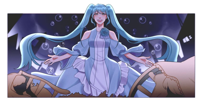 hatsune miku and margarita blankenheim (vocaloid and 2 more) drawn by lilithappiness